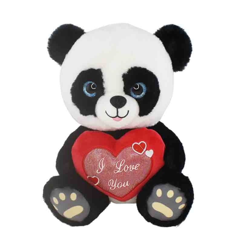 panda in peluche con cuore 30 cm 92737