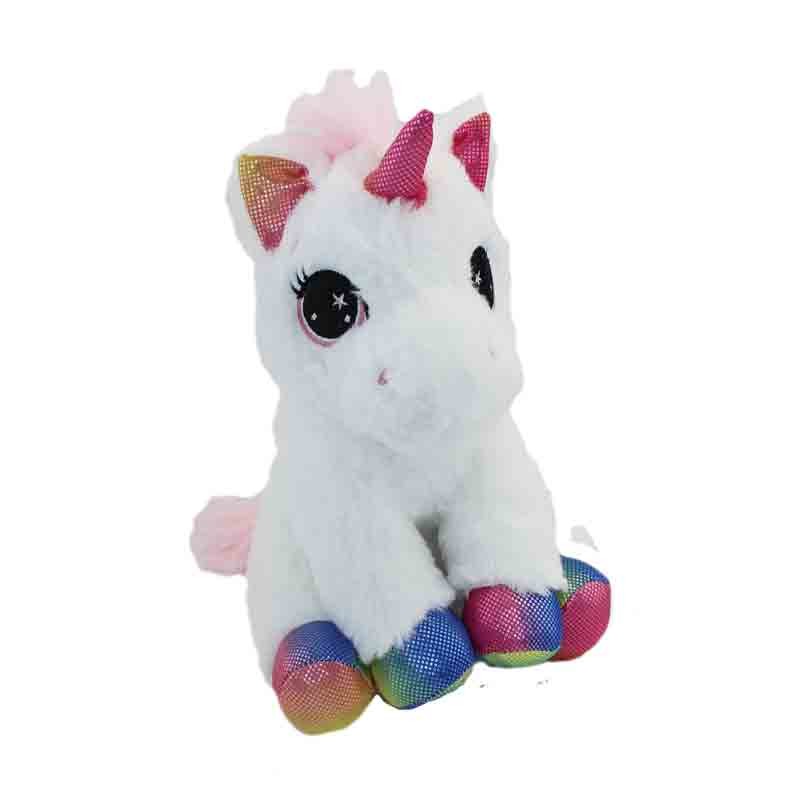 unicorno peluche 22 cm colori assortiti e casuali 95318