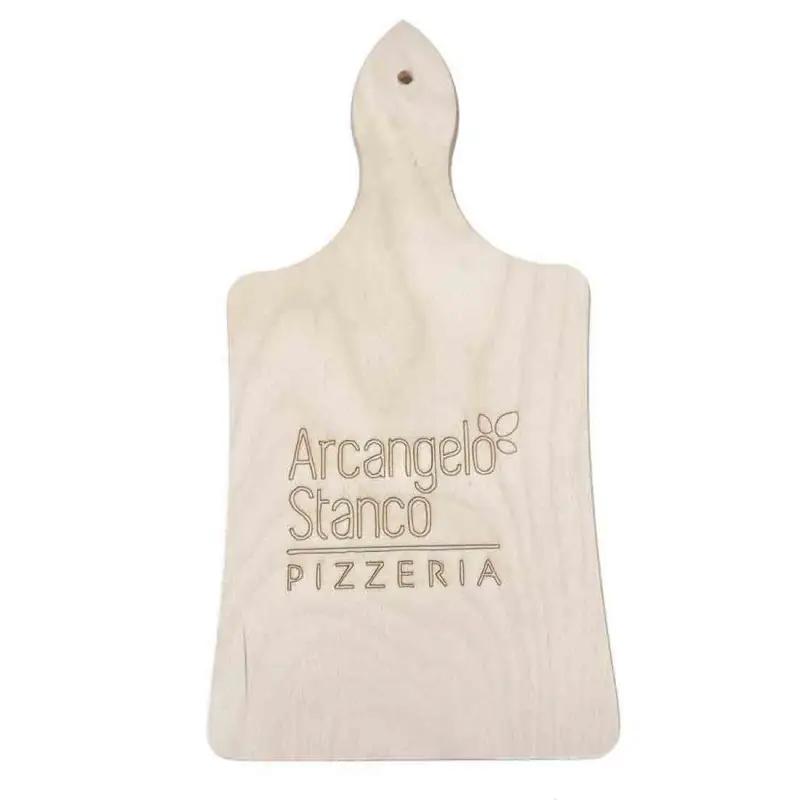 Tagliere legno naturale inciso idea regalo / bomboniera personalizzabile 34x17cm