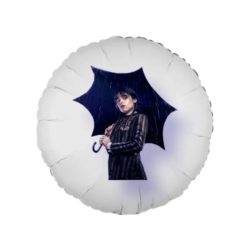 Palloncino foil stampa Mercoledì Addams
