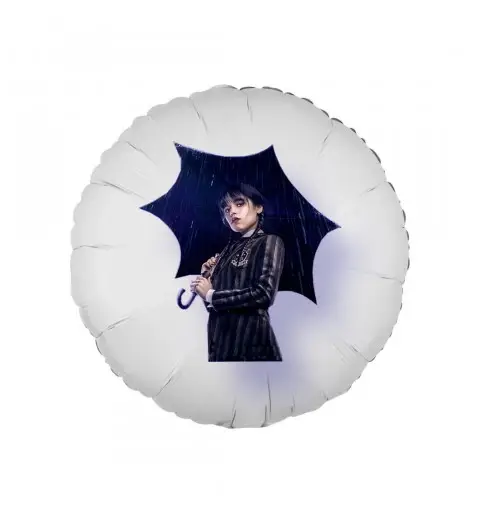 Palloncino foil stampa Mercoledì Addams