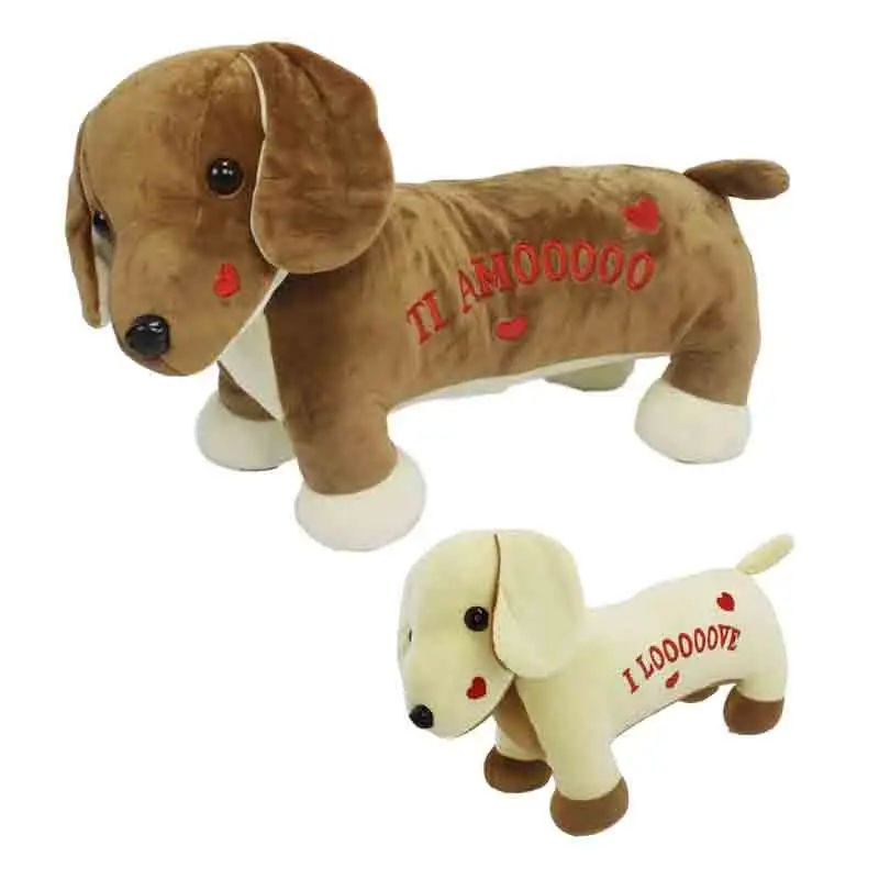 cane in peluche mod. assortiti e casuali 45 cm