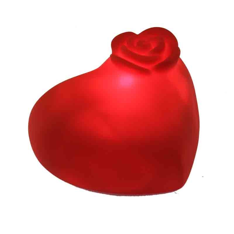 cuore in plastica luminoso 94809 6 cm