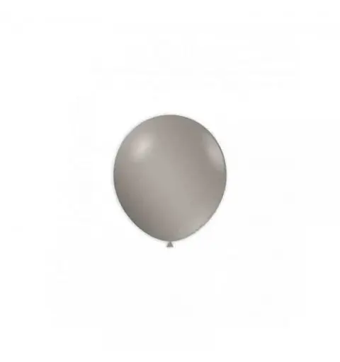 100 Palloncini metallizzati 5 12 cm  5 - 13 cm Argento 68