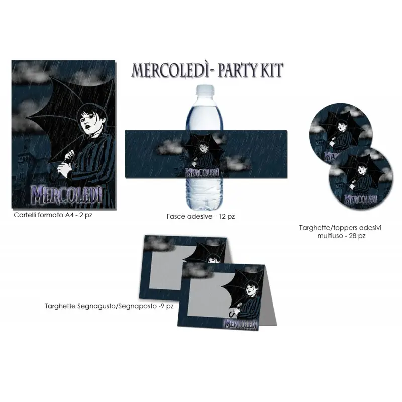 FESTA DI CARTA MERCOLEDì ADDAMS
