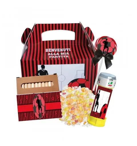Box scatola Milan con gadget - 6 pz