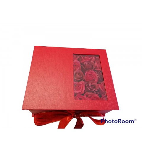 Set Regalo San Valentino con scatola rose profumate fai da te