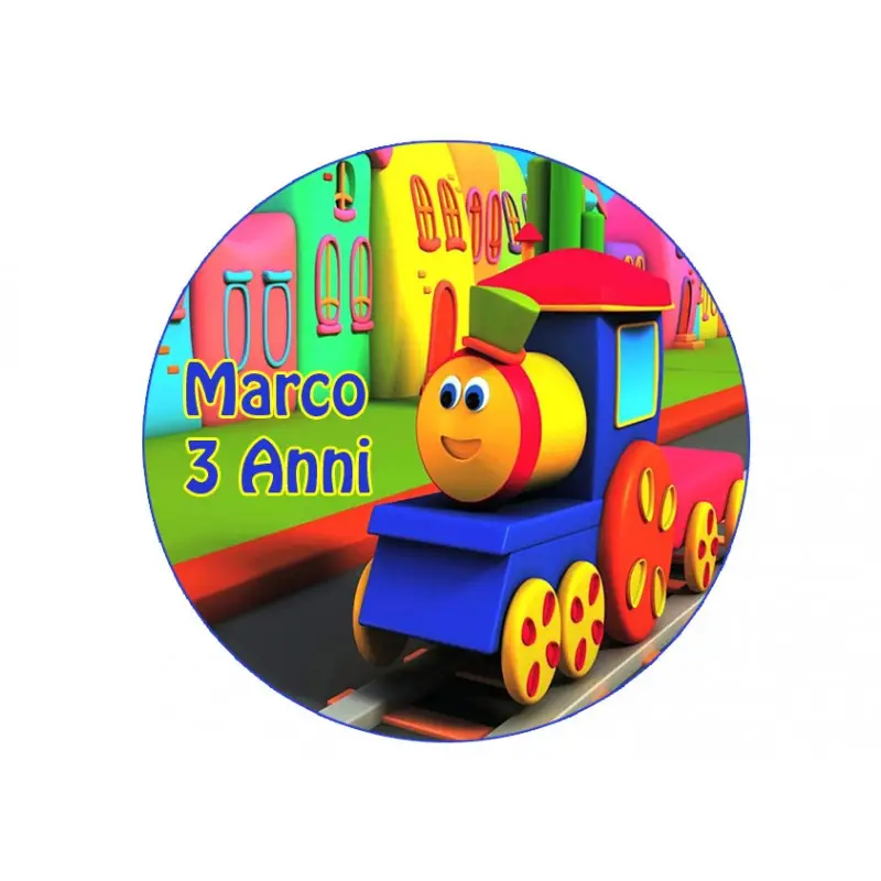 Ostia per torta Bob Il Treno personalizzabile