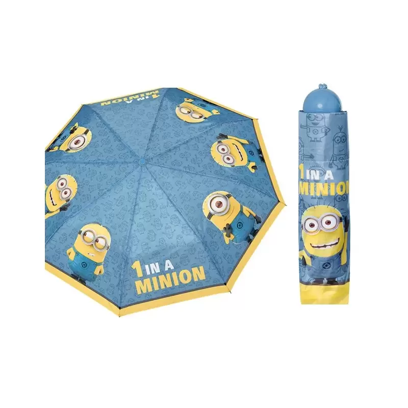 MINI OMBRELLO CATTIVISSIMO ME "1 IN A MINION" 50361 PERLETTI PARAPIOGGIA BAMBINI
