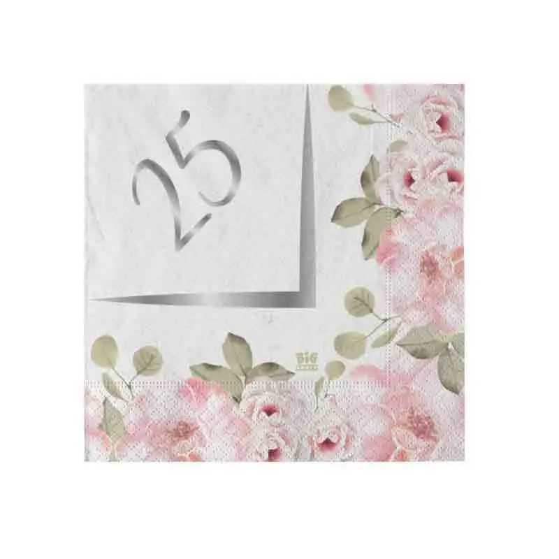 KIT N 2 COORDINATO 25 ANNI MATRIMONIO