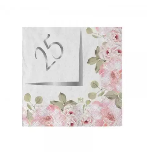 KIT N 2 COORDINATO 25 ANNI MATRIMONIO