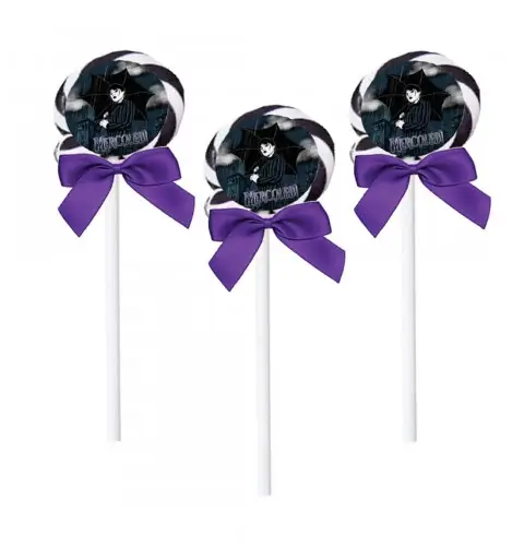 Lecca Lecca Spirale Mercoledì Addams - 12pz