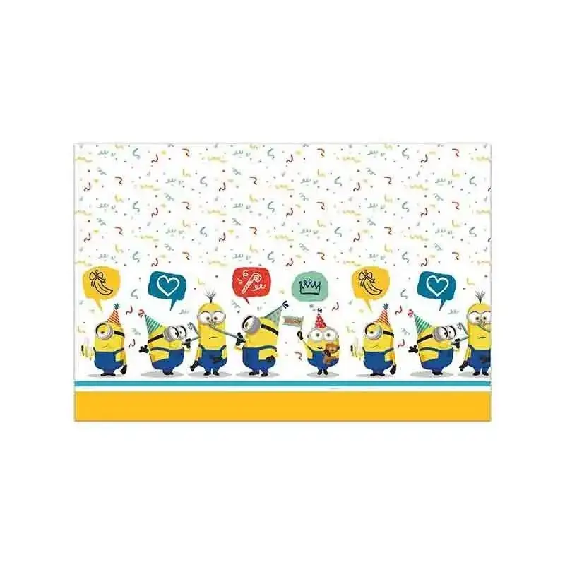 KIT 4 COORDINATO TAVOLA COMPLEANNO CATTIVISSIMO ME MINIONS