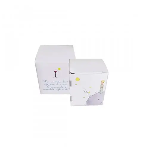 Set scatoline portaconfetti cubetto 20pz con Scatola Box Piccolo Principe - Personalizzabile