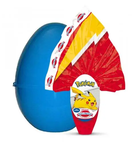 UOVO DI PASQUA POKEMON DA 280 GR + GUSCIO CELESTE