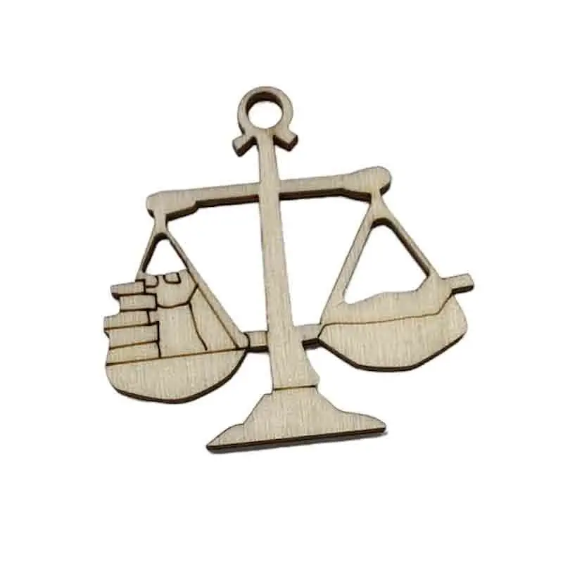 Decorazione Laurea giurisprudenza Bilancia - 1 PZ