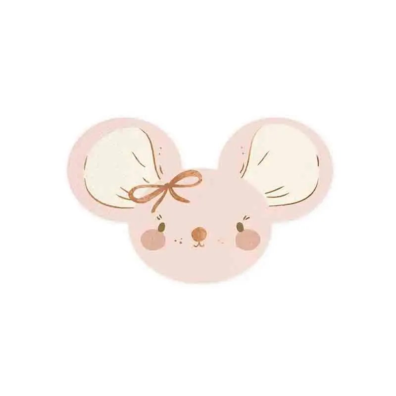 Tovaglioli Topo rosa chiaro 16x10 cm SPK26