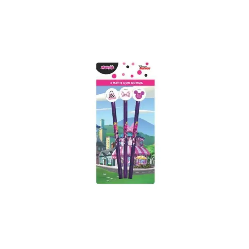 MATITE MINNIE CON GOMMA - GADGET PER BAMBINE