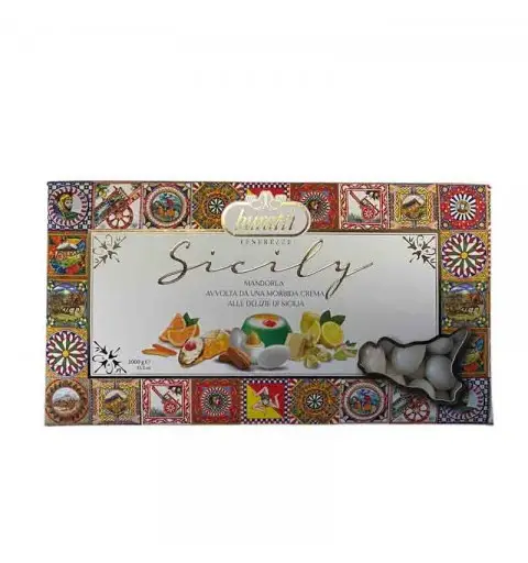 Confetti Buratti Tenerezze sicily bianco 1 kg TEVA100
