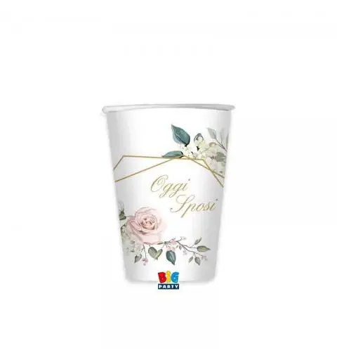 KIT COORDINATO OGGI SPOSI FLORAL GEOMETRIC PER 16 PERSONE