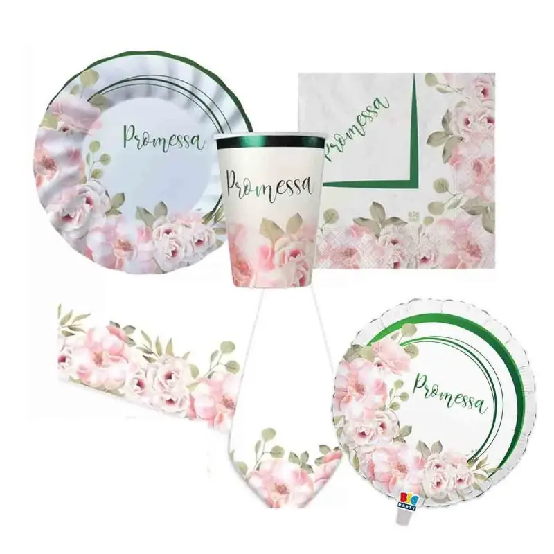 KIT N.10 PROMESSA FLORAL CON FOIL