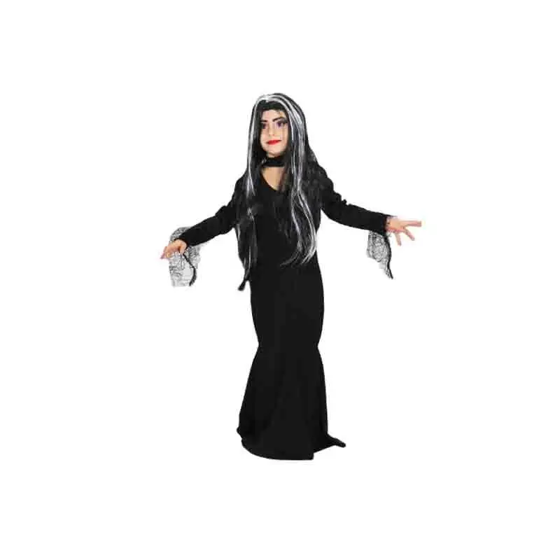 Costume da mamma horror mortisia per bambine varie taglie 11/12 anni - Pegasus H8523-A-2