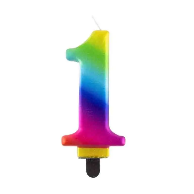 Candela numero 1 Galaxy 8,0 cm multicolor PF-SCG1
