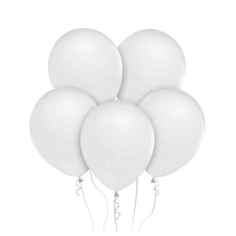 Palloncini Beauty&Charm bianco metallico 12 / 10 pz. CB-1MBI