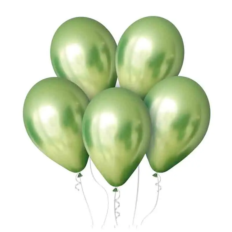 Palloncini Metallizzati verde oliva olive platinum Beauty & Charme 12-30cm 7 pz CB-7LOL
