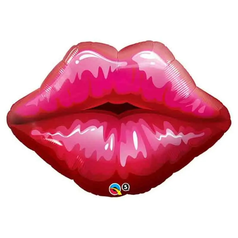 Palloncino foil 30 \'\'76 cm  Lipslabbra bacio 16451