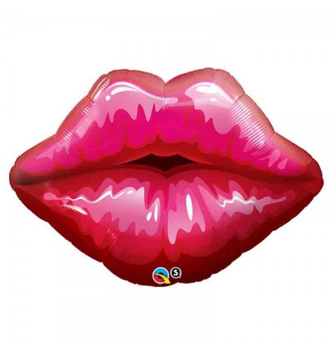 Palloncino foil 30 \'\'76 cm  Lipslabbra bacio 16451