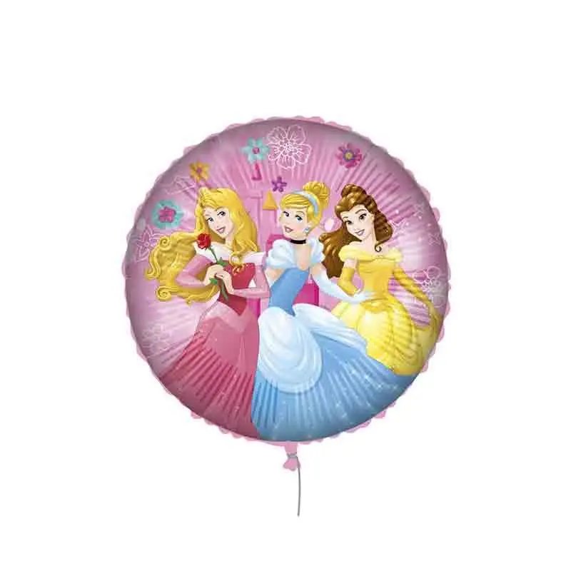 Palloncino foil tondo Principesse Disney Pesetto Nastrino Tondo 18 45 cm PR93854-01