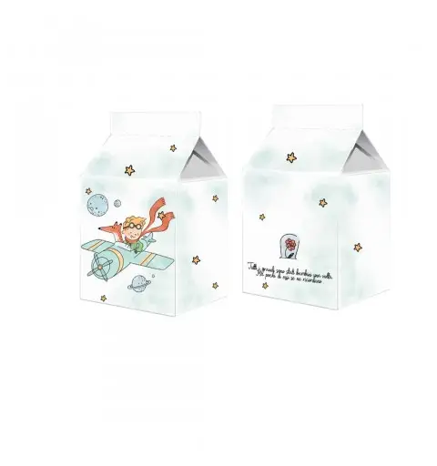 Scatolina Milk Piccolo Principe new mod. aeroplanino - 1 pz