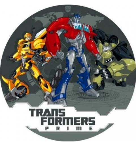 Cialda Ostia Tonda Transformers Personalizzabile
