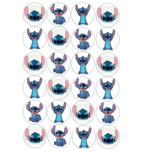 Mini cialde Stitch - 24 PZ