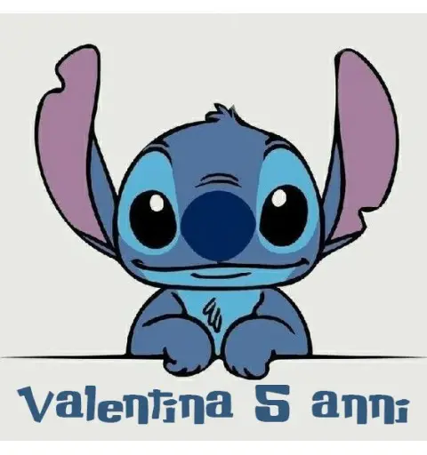 48 Adesivi Personalizzabili Stitch