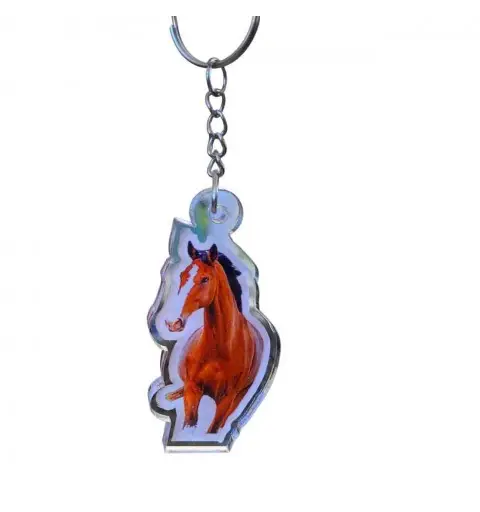 Portachiavi in plexiglass cavalli - 1 pz