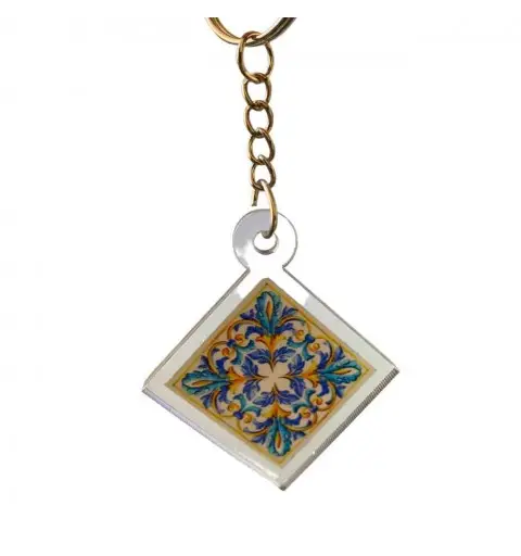 Portachiavi in plexiglass maioliche - 10 pz