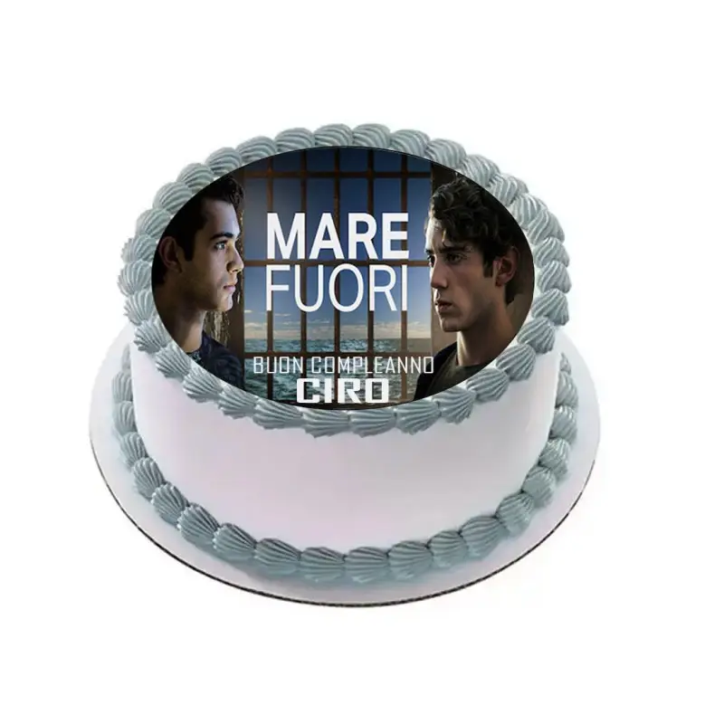 Cialda Ostia Tonda Mare Fuori Personalizzabile