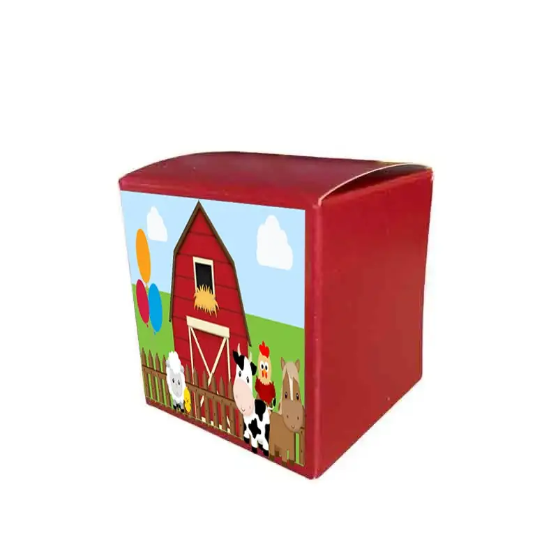 Scatolina fattoria a cubetto - 20 pz