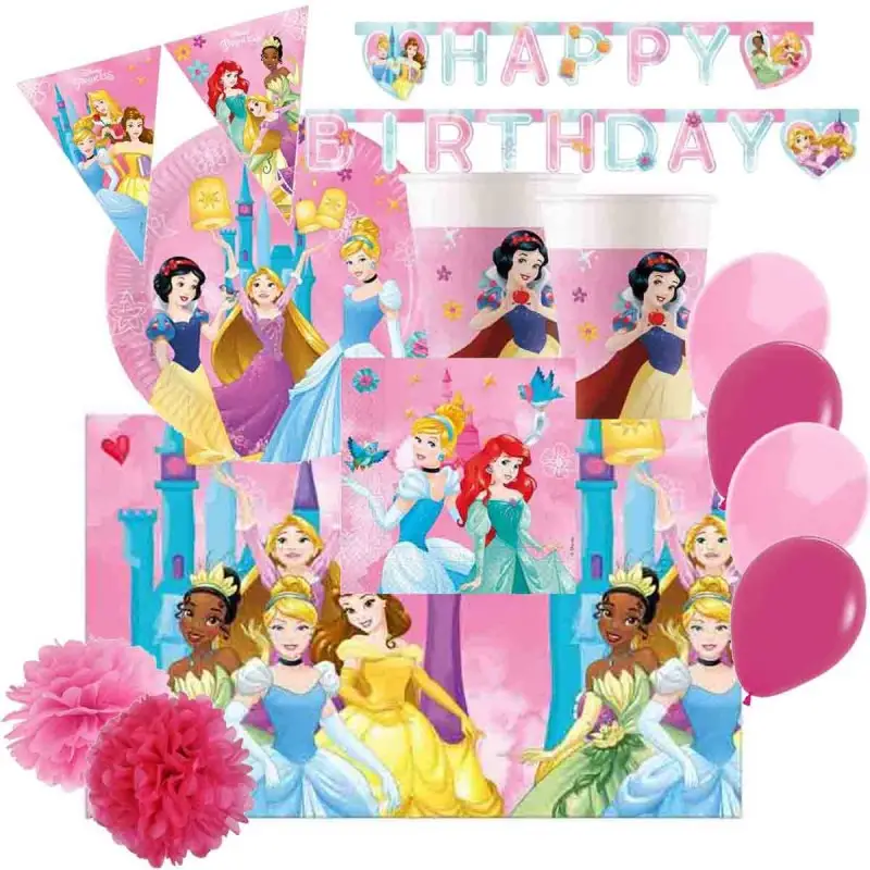 KIT N.54 PRINCIPESSE DISNEY DREAMING - ADDOBBI PER LA TAVOLA