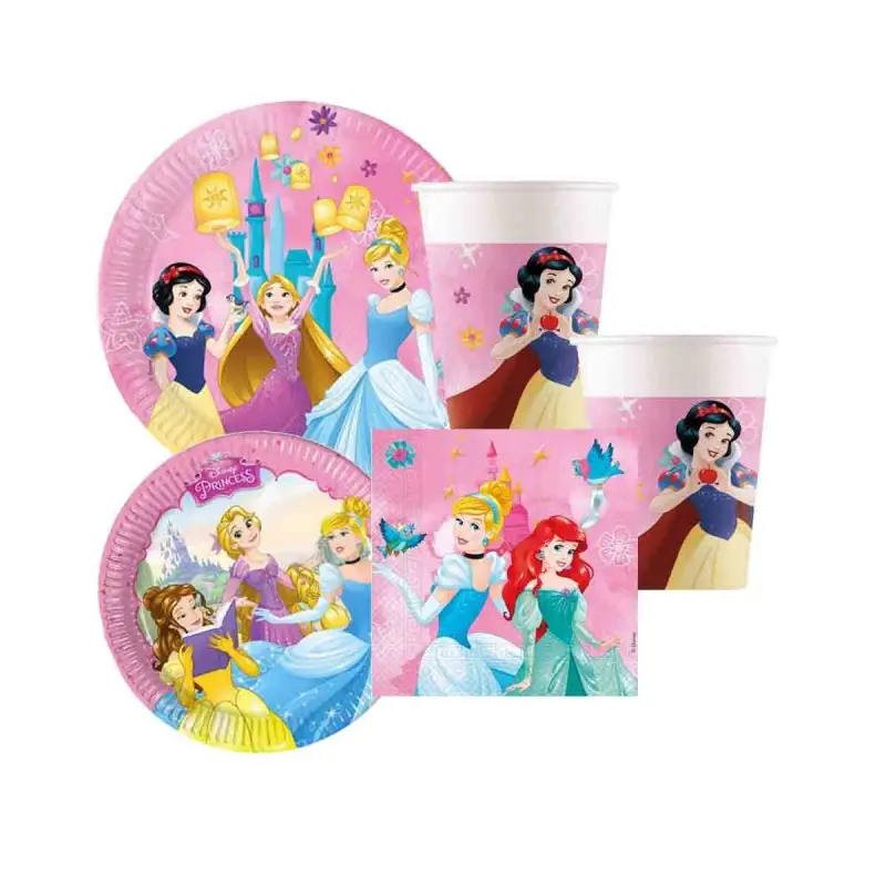 KIT N.47 PRINCIPESSE DREAMING DISNEY - SET FESTA PER 8 INVITATI