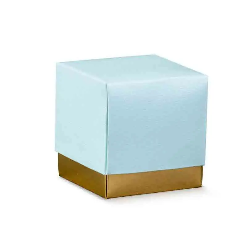 Scatoline portaconfetti con tags battesimo leoncino - 10 pz