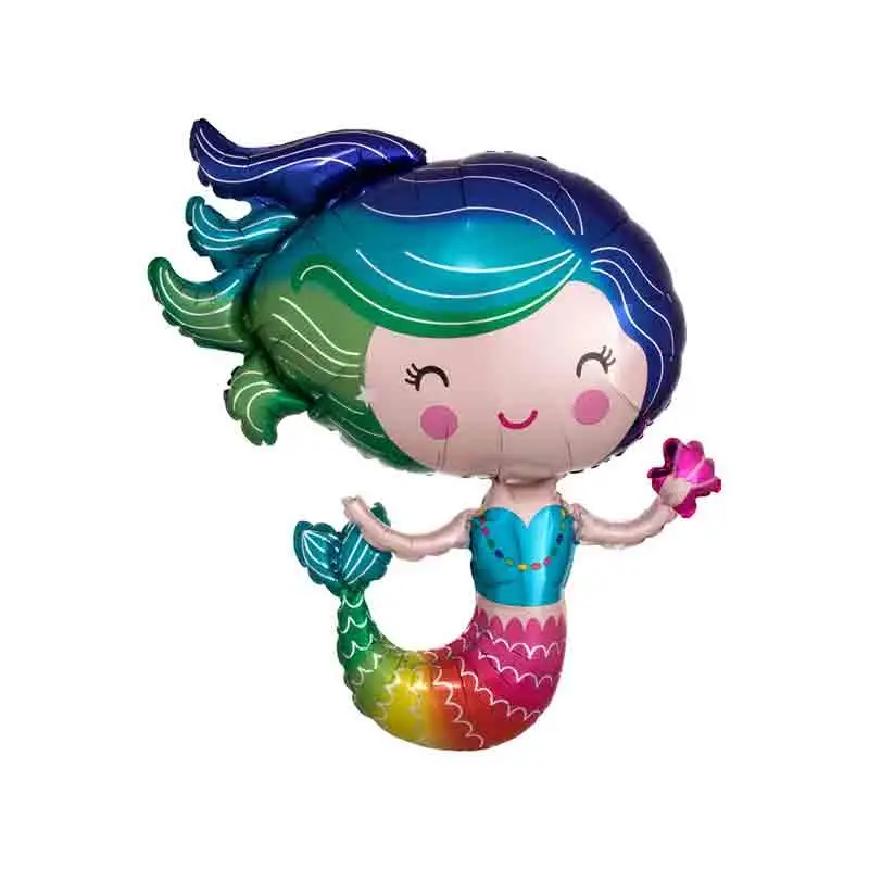 palloncino supershape Sirena Multicolore SuperShape h29 73 cm 38472-01