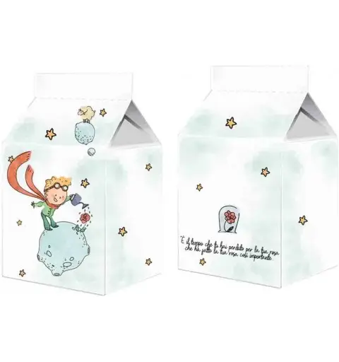 Scatolina Milk Piccolo Principe new mod. rosa - 20 pz