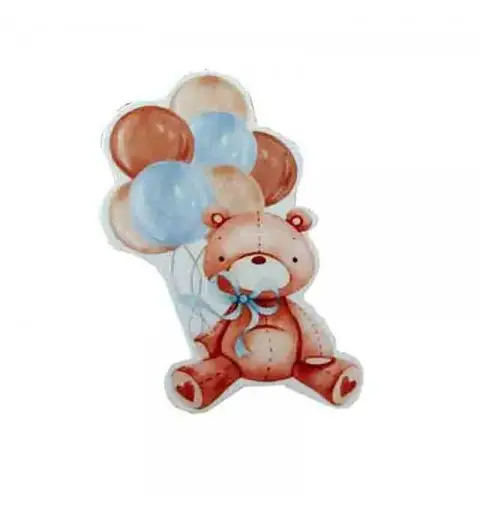 Tags orsetto palloncini celesti - 10 pz