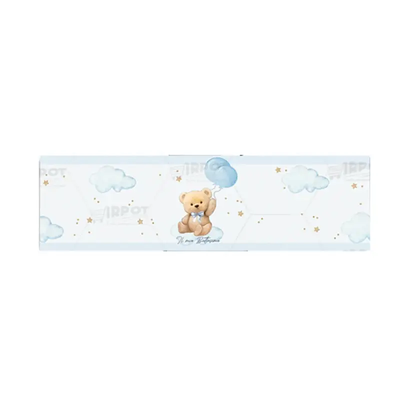 Fascetta adesiva Battesimo Teddy Celeste - 1 PZ