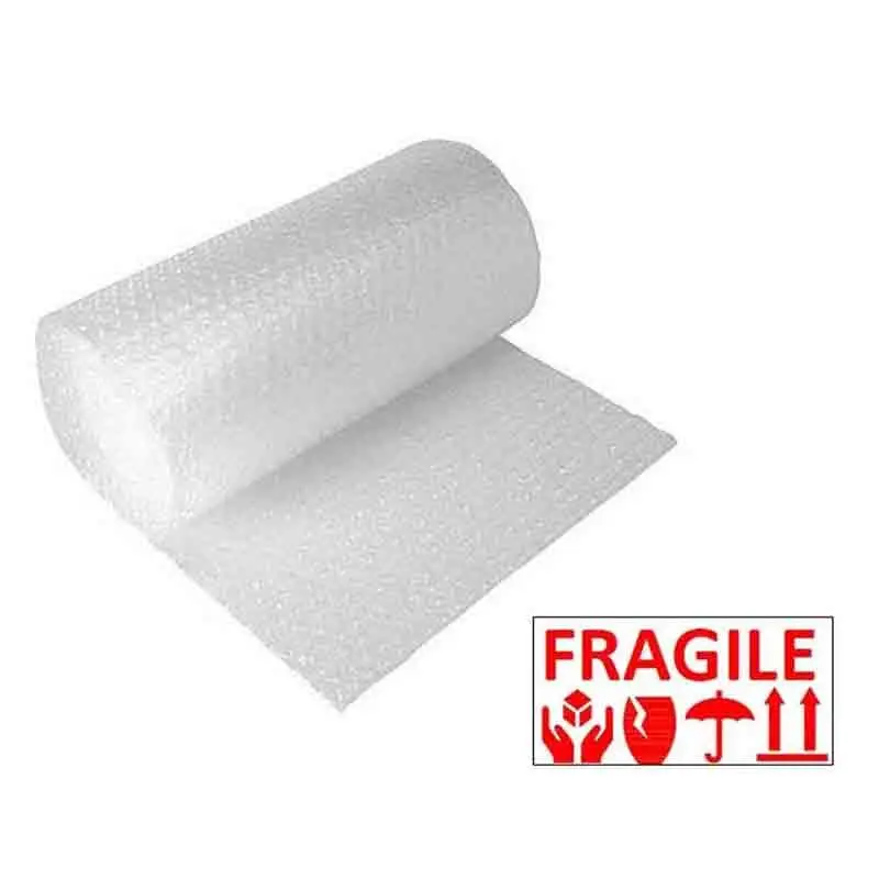 telo bollato Pluriball 100 cm x 5 metri 20178 + 5 etichette fragile