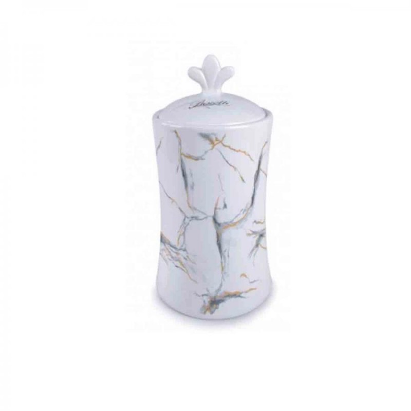 biscottiera ceramica marmo marble 82232