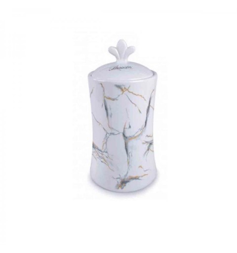 biscottiera ceramica marmo marble 82232